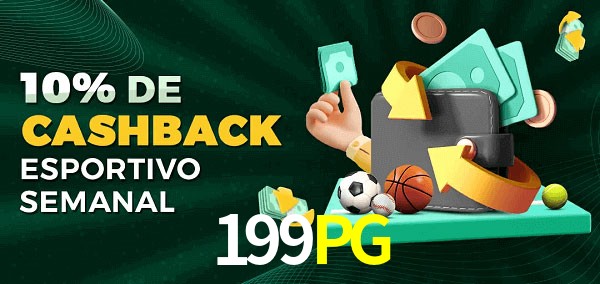 10% de bônus de cashback na 199PG